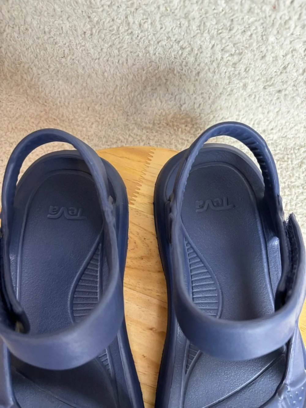 Teva Sandals Mens 7 Womens 9 Blue Hurricane Drift Strappy Open Toe Casual